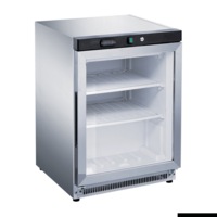 Thermaster Stainless Steel Upright Static Display Freezer XF200SG - XF200SG