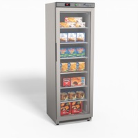 Thermaster Stainless Steel Upright Static Display Freezer XF400SG - XF400SG
