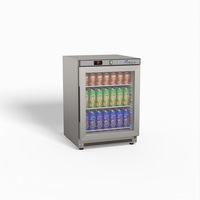 Thermaster Stainless Steel Upright Static Display Fridge XR200SG - XR200SG