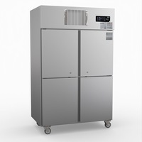 Thermaster Tropical 4 X 1/2 Door Ss Fridge - Commercial Solid Door Upright Fridges (SUC1000) - SUC1000