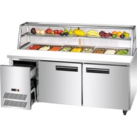 Thermaster Two Large Door Deluxe Sandwich Bar - Salad Bar Fridges (SCB/18) - SCB/18
