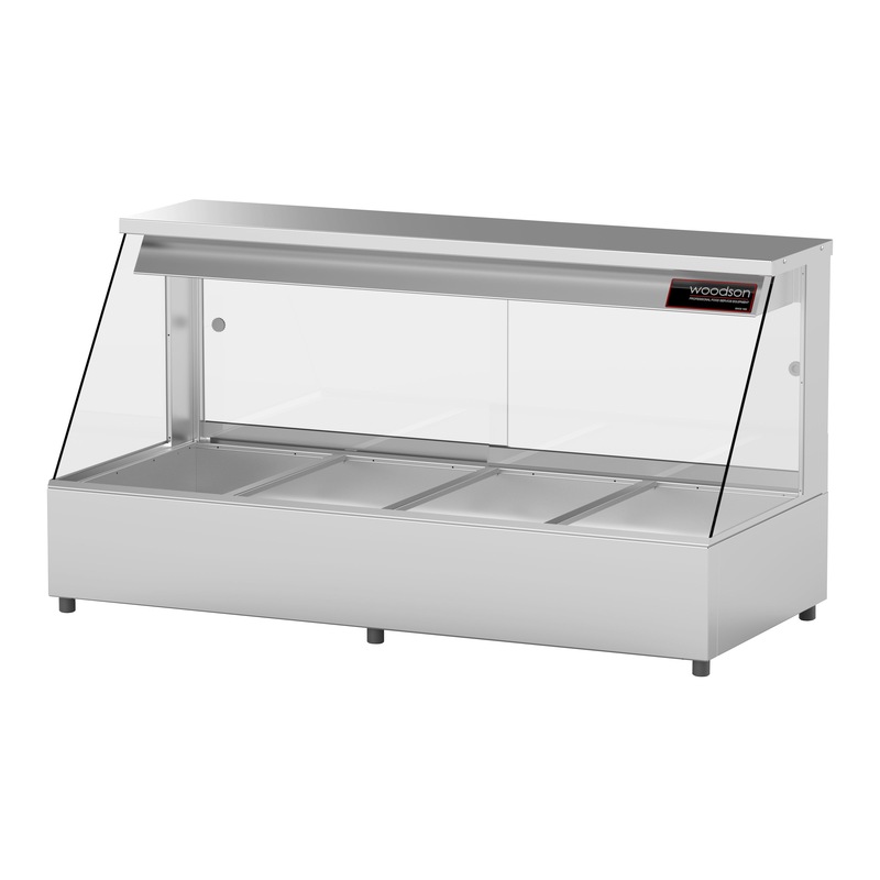 Buy Woodson 4 Module Straight Glass Hot Food Display Countertop Hot