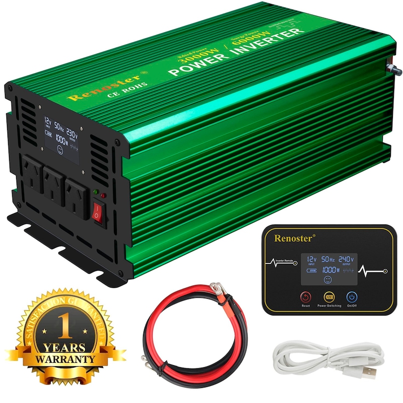 Buy 3000W 6000W Modified Sine Wave POWER INVERTER 12V 240V Camping Boat ...