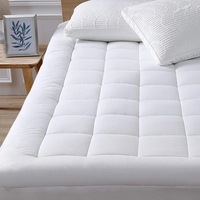 Pillowtop Mattress Topper 1000GSM Deep Pocket Fitted Mattress Pad for Home Hotel USE