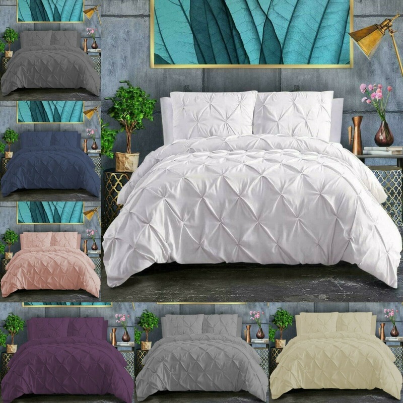 Tailored 1000TC Diamond Pintuck Queen Duvet/Doona/Quilt Cover Set Buy