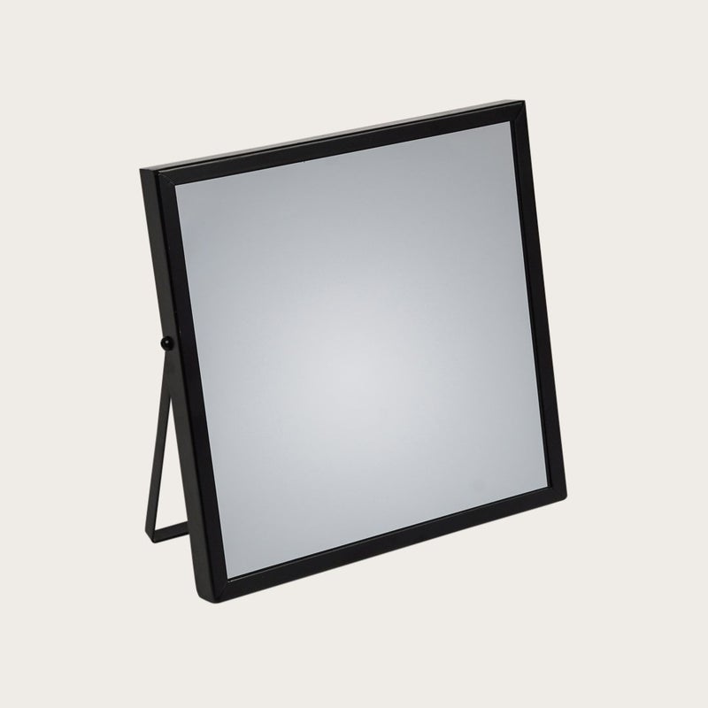 Zoobibi Cramer Square Makeup Mirror, Square Vanity Mirror With Stand