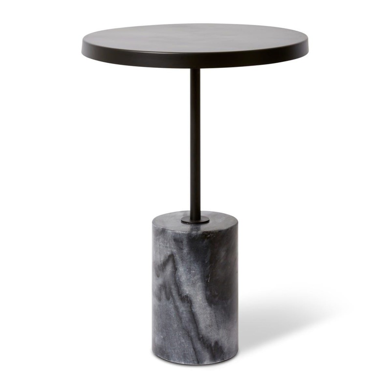 Buy Lulu Marble Side Table in Gold/Black - MyDeal