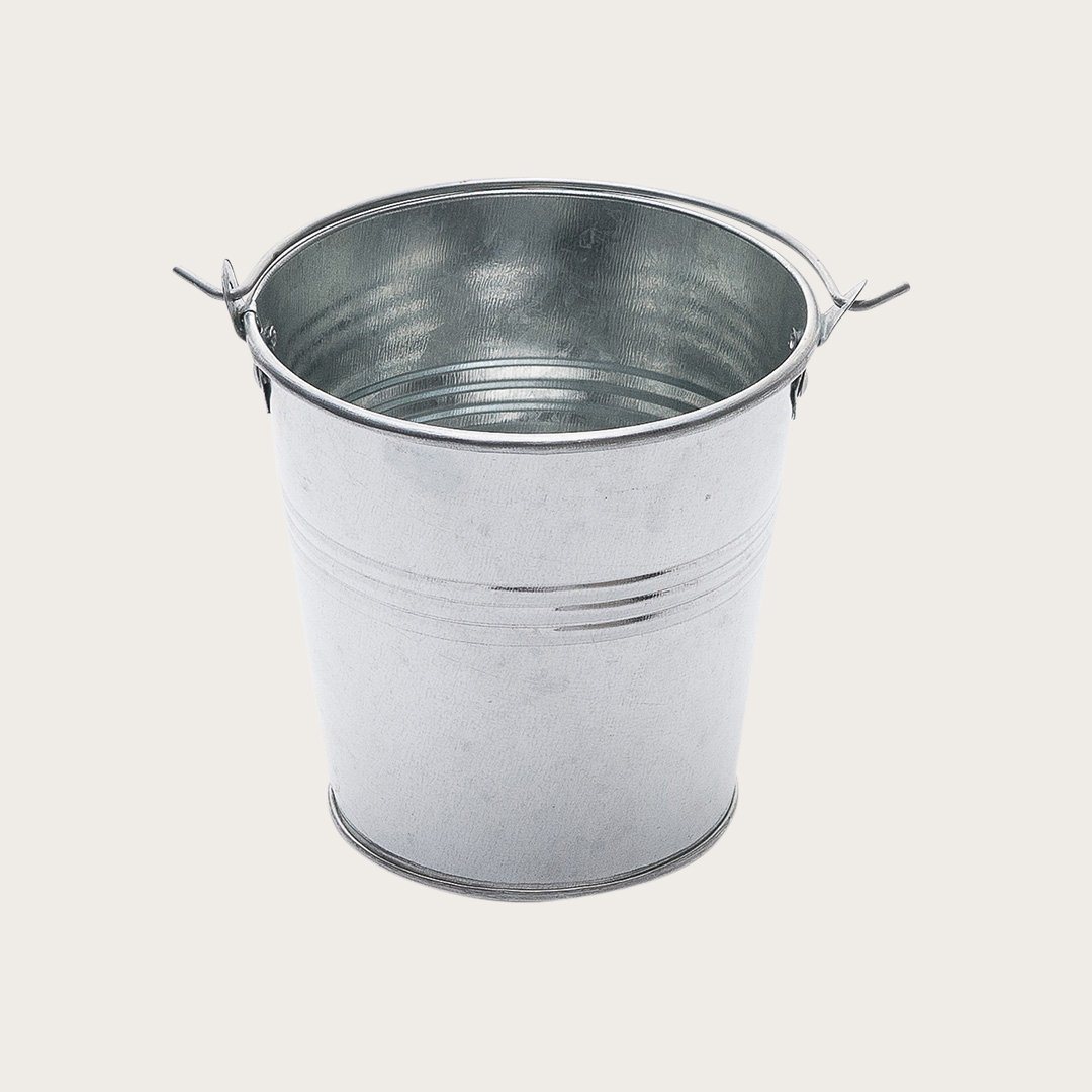 mini black buckets