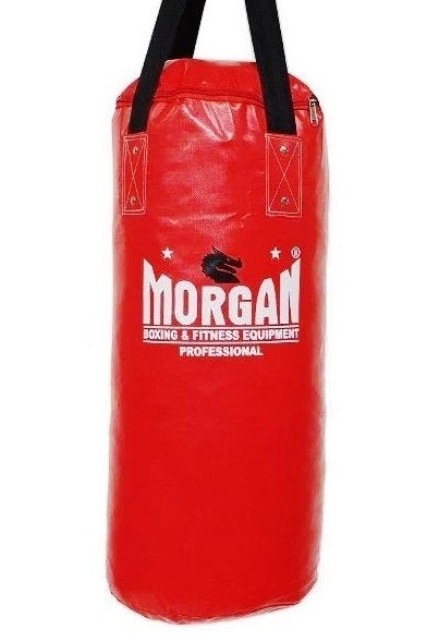 Morgan Small Stubby Punch Bag (Empty & Foam Lined Option Available) [Filled Red]