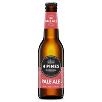 4 Pines Pale Ale, American Style Pale Ale, Hoppy & Crisp, 5.1% ABV, 330mL (Case of 24 Beer Bottles)