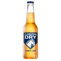 Carlton Dry, Low Carb & Full Strength Beer, Crisp & Refreshing Finish, Classic Australian Lager, 4.5% ABV, 330mL (2 x 24 = 48 Bottles)