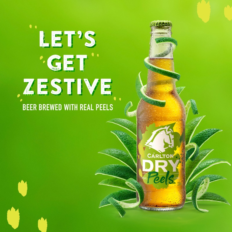 Carlton Dry Lime Peels Beer Case 24 x 330mL Bottle Buy Cider