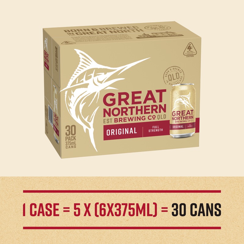 Great Northern Brewing Co. Original IMC 30 x 375mL Cans Buy Beer
