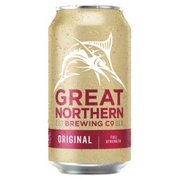 Great Northern Original Lager, Full Strength Beer, Crisp & Refreshing Finish, 4.2% ABV, 375mL (Case of 24 Cans)