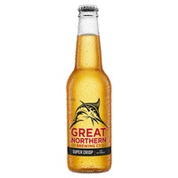 Great Northern Super Crisp Lager, Smooth & Refreshing Finish, 3.5% ABV, 330mL (48 x 330mL Bottles)