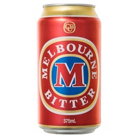 Melbourne Bitter, Australian Style Lager, Bitter Lager, 4.6% ABV, 375mL (Case of 24 Cans)