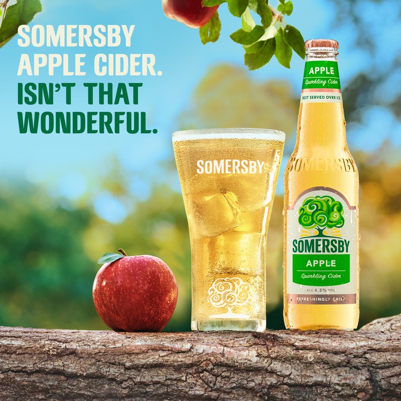 Buy Somersby Apple 24 Cider 24 x 330mL Bottles MyDeal