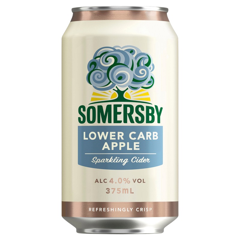 Buy Somersby Lower Carb Apple Cider 30 x 375mL Cans MyDeal