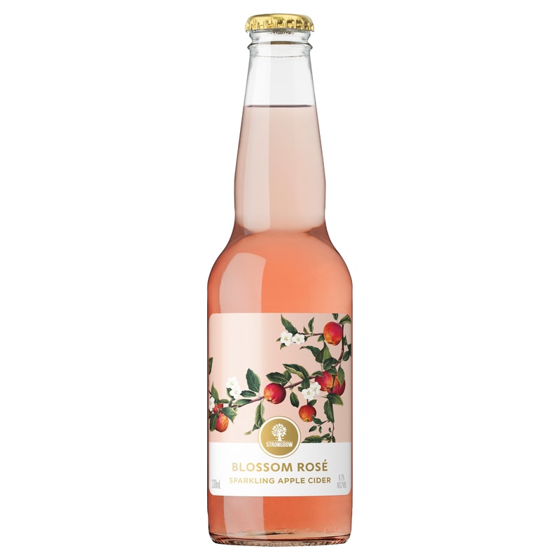 Buy Strongbow Blossom Rosè - Sparkling Apple Cider Case 24 X 330ml ...