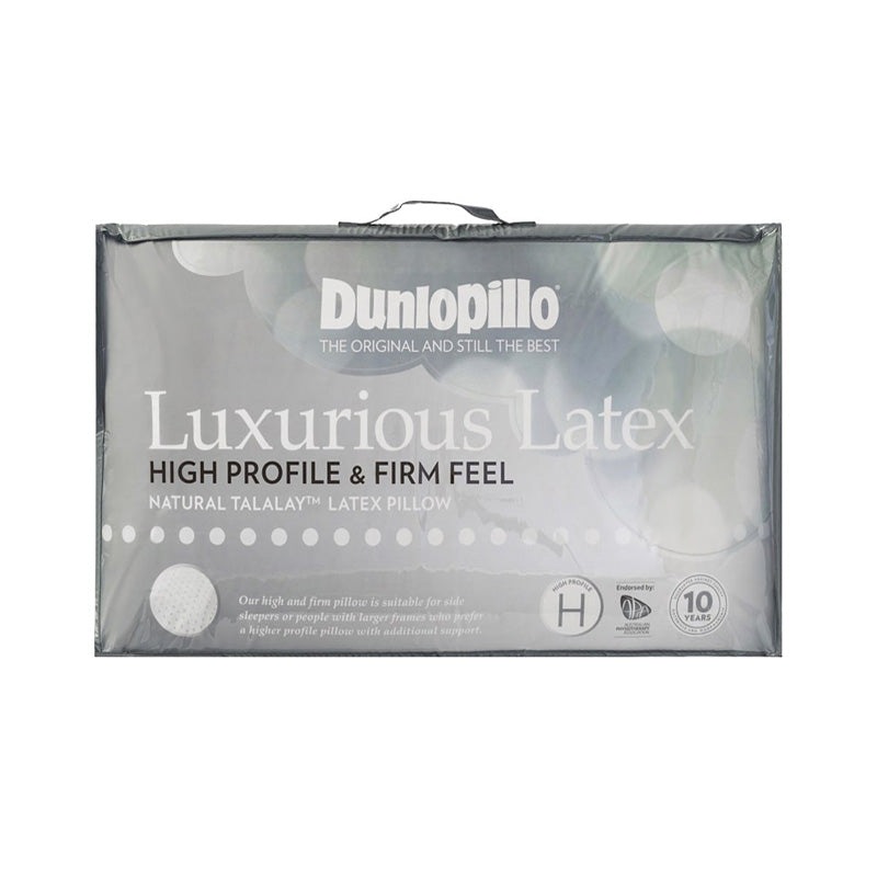 Buy Dunlopillo Luxurious Latex High Profile & Firm Pillow MyDeal