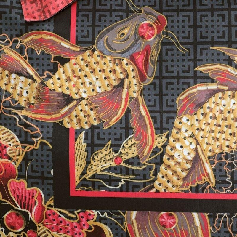 Buy Koi Black Quilt Cover Set By Logan & Mason MyDeal