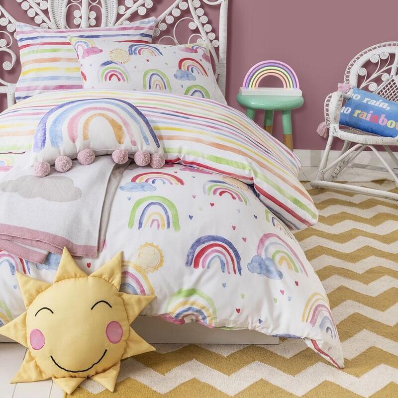 over the rainbow quilt cover