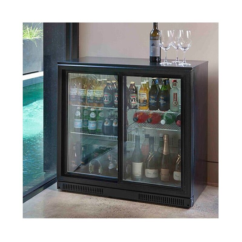 gasmate 2 door standard 228l bar fridge