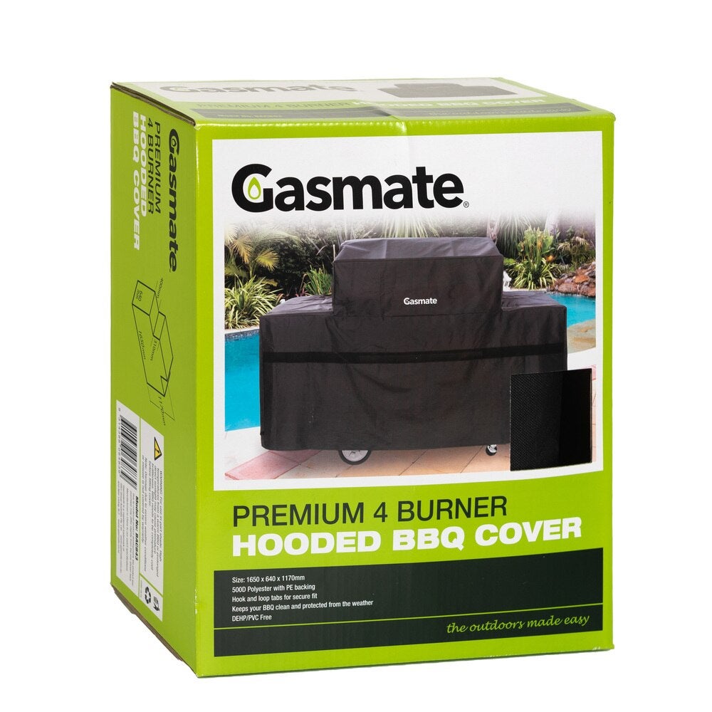 Gasmate Hooded BBQ Cover - Premium BAC843 4 burner