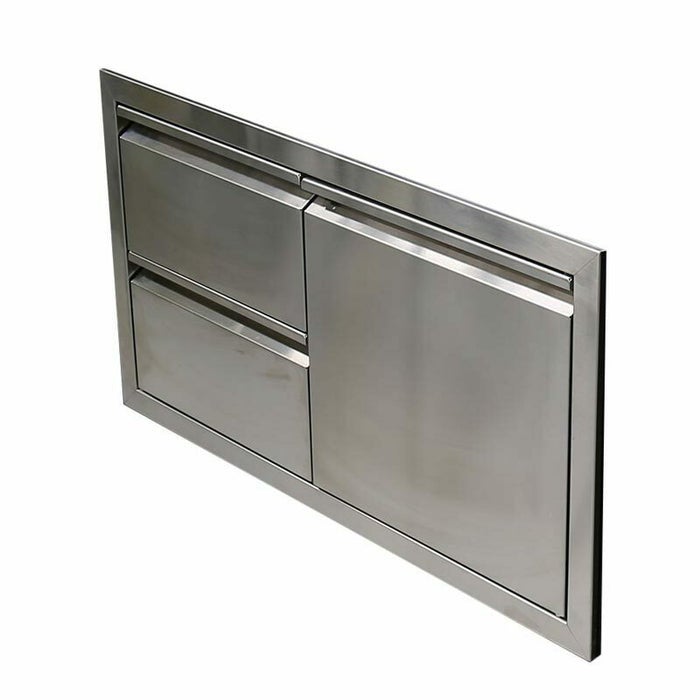 Gasmate Platinum Built-In 2 Drawer and Door (91.5cm x 30.5cm)