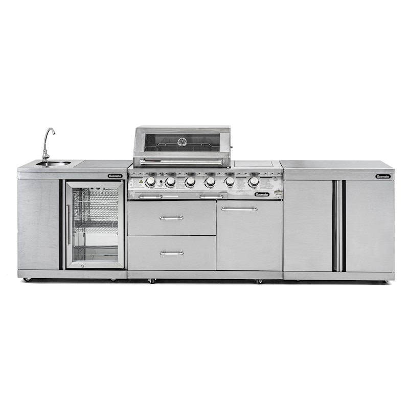 Buy Gasmate Professional 4 Burner BBQ Kitchen MyDeal