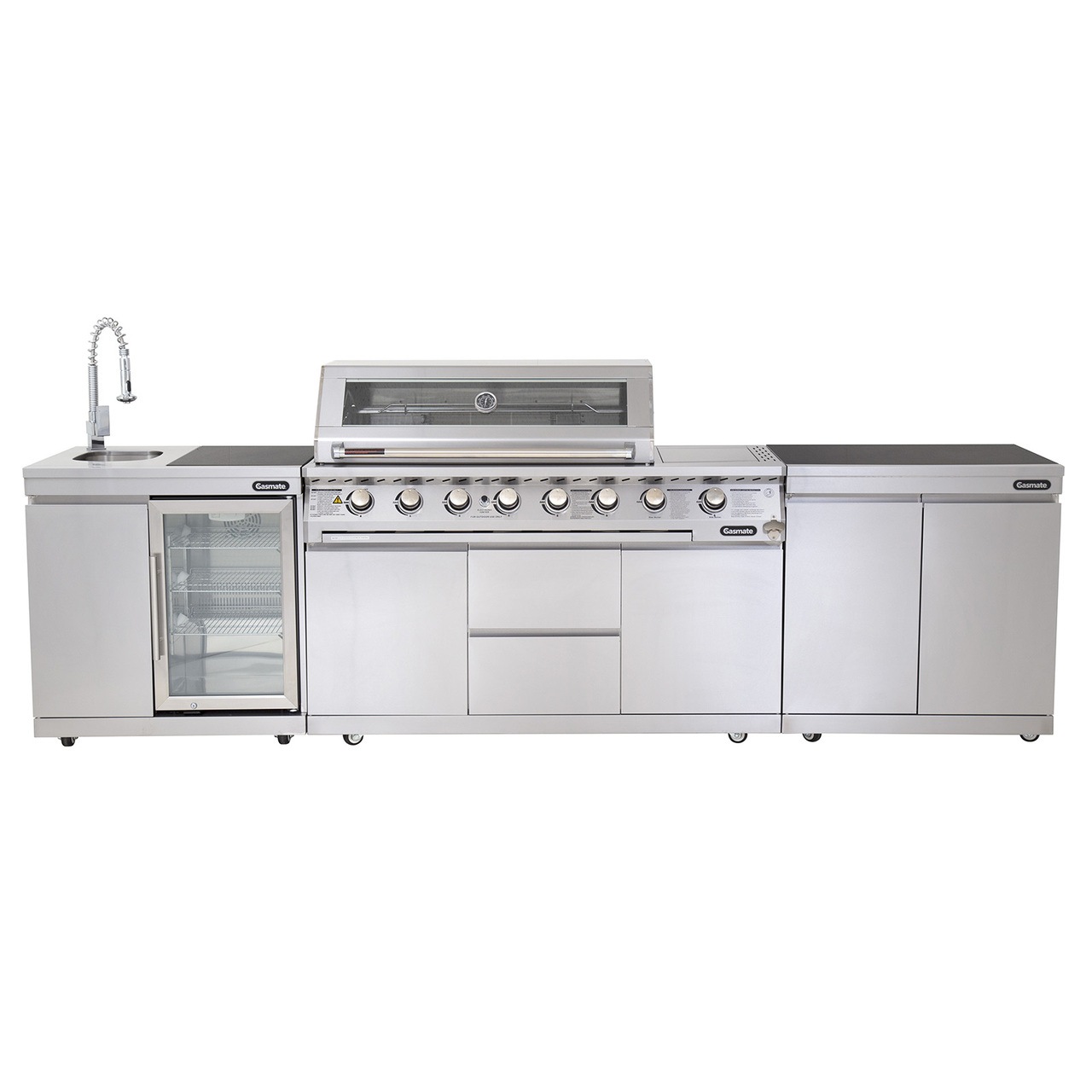 Gasmate Professional 6 Burner BBQ Kitchen Buy Outdoor Kitchens