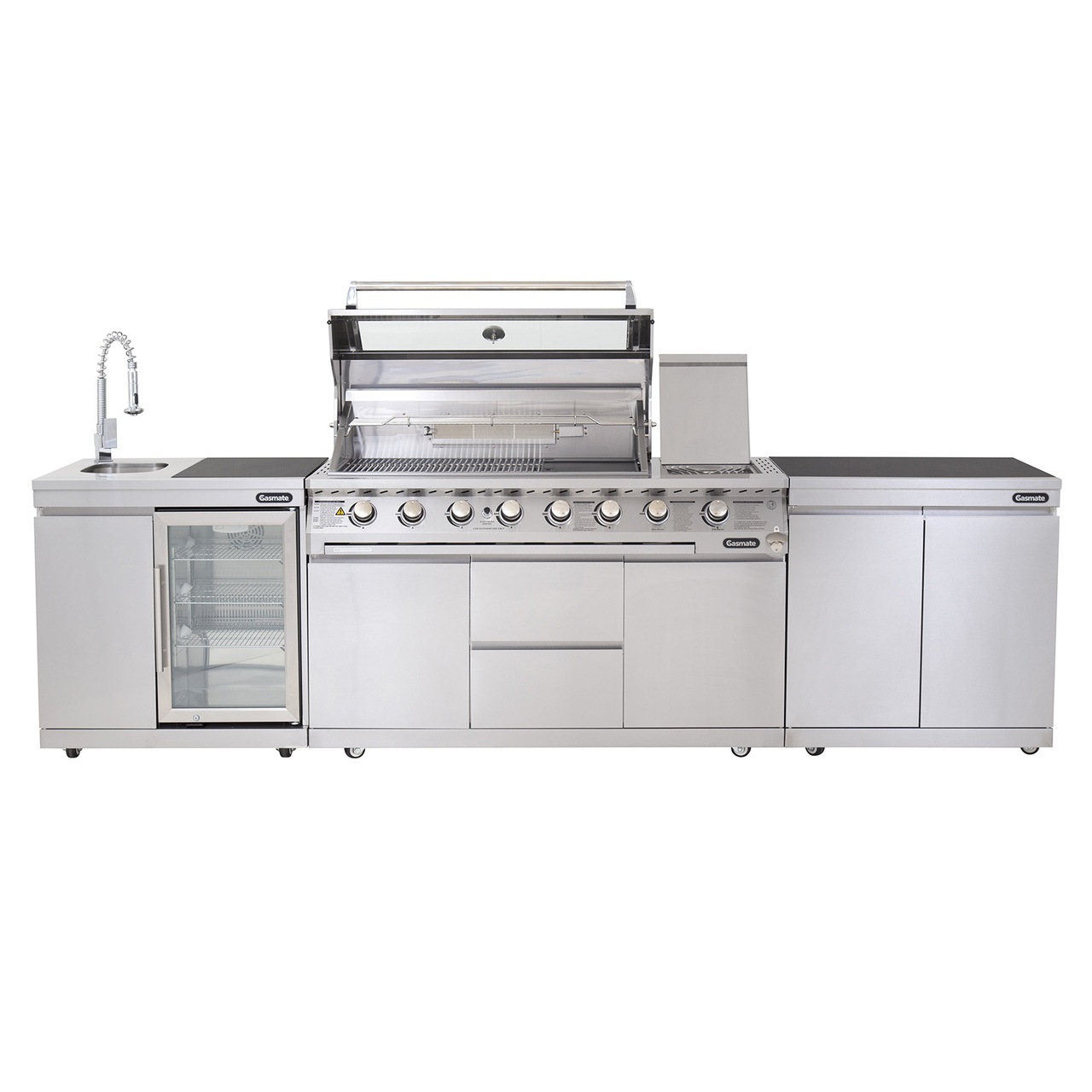 Gasmate Professional 6 Burner BBQ Kitchen Buy Outdoor Kitchens