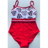 Aqua Perla Girl Candy Red Spf50+ One Piece