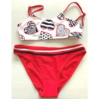 Aqua Perla Girl Sweet Heart Red Spf50+ Bikini