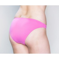Aqua Perla Womens Bondi Beach Pink Bikini Bottom