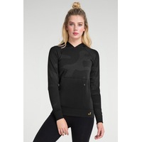 Jerf Womens Bandon Black Seamless Hoodie