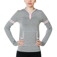 Jerf Womens Borden Grey Melange Hoodie
