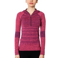 Jerf Womens Reus Purple Seamless Hoodie
