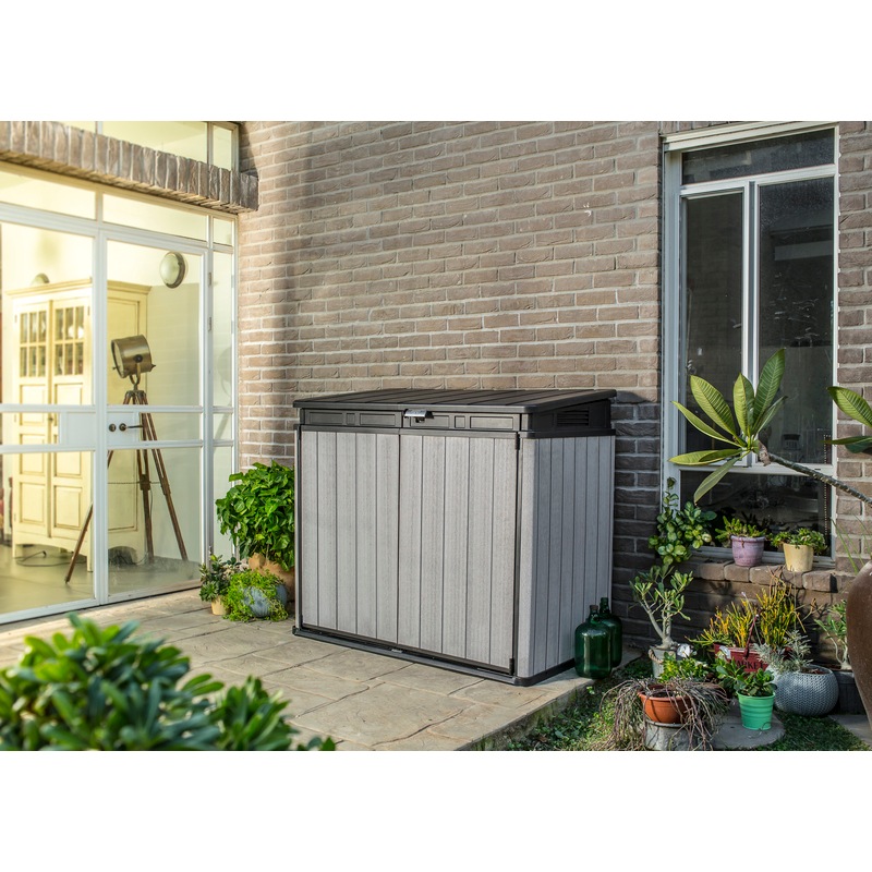 Buy KETER Elite Store Outdoor Storage/Wheelie Bin Shed (Deco Grey