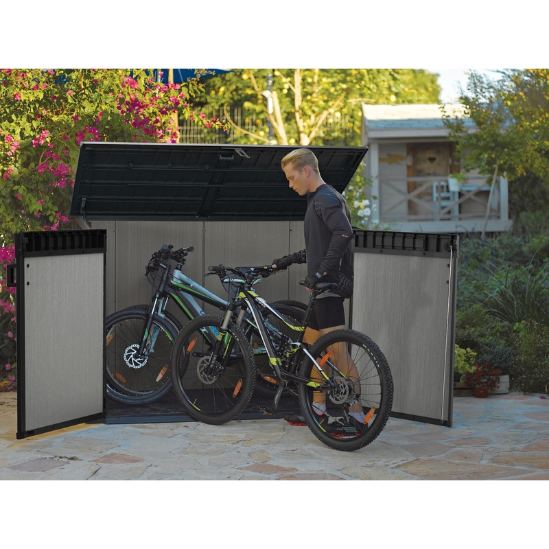 Buy KETER Grande Store Outdoor Storage/Wheelie Bin Shed (Deco Grey