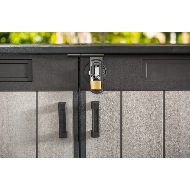 Buy KETER Grande Store Outdoor Storage/Wheelie Bin Shed (Deco Grey