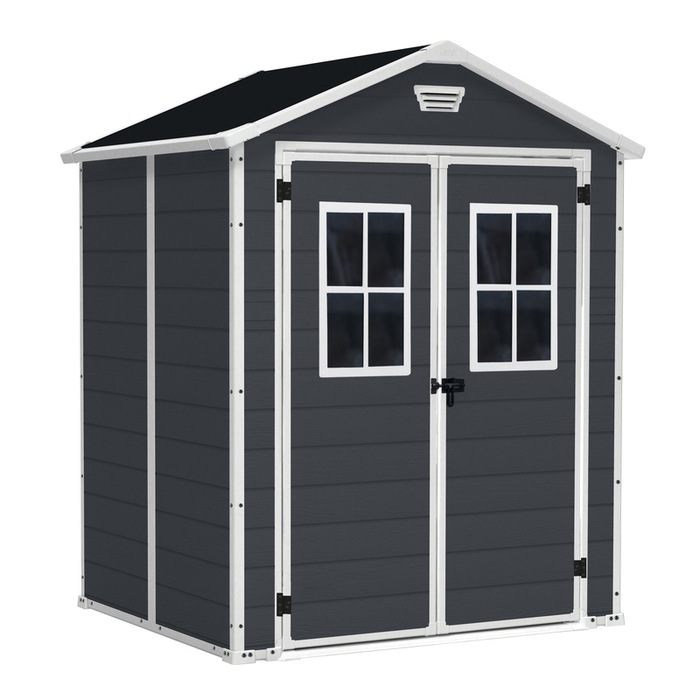 KETER Factor 8x6 Large Outdoor Storage/Garden Shed (Taupe/Beige) Buy