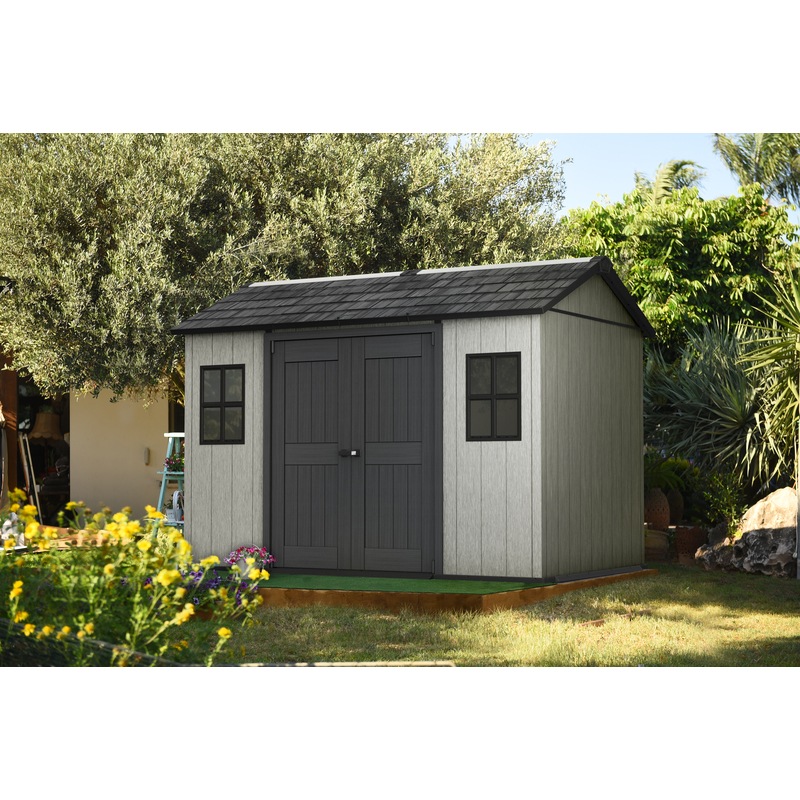 Buy KETER Oakland 1175 Large Outdoor Storage/Garden Shed (Deco Grey