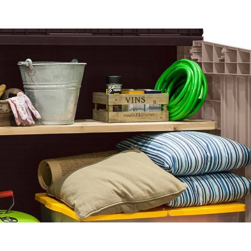 Buy KETER StoreItOut Max Outdoor Storage/Wheelie Bin Shed (Taupe/Beige) MyDeal