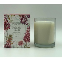 Australiana Kakadu Plum Aromatherapy Soy Candle 230g - Robust and Fruity - Vivante - Mothers Day Gift Idea