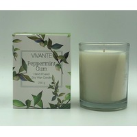 Australiana Peppermint Gum Aromatherapy Soy Candle 230g- Stimulating and Energising - Vivante - Mothers Day Gift Idea