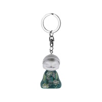 Little Buddha Figurine Keychain - Key Ring - Peace Within - LIMITED EDITION - GIFT IDEA
