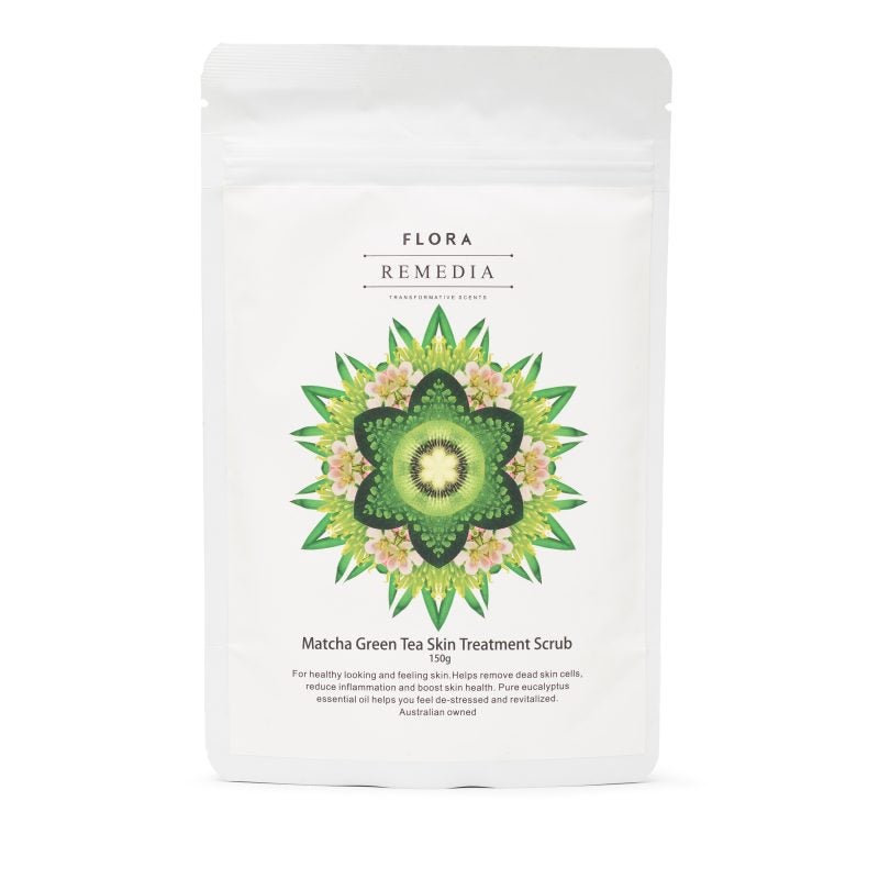 MATCHA Green Tea Skin Treatment Scrub 150g - Flora Remedia