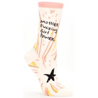 Blue Q - Motherf**king Girl Power Womens Crew Socks