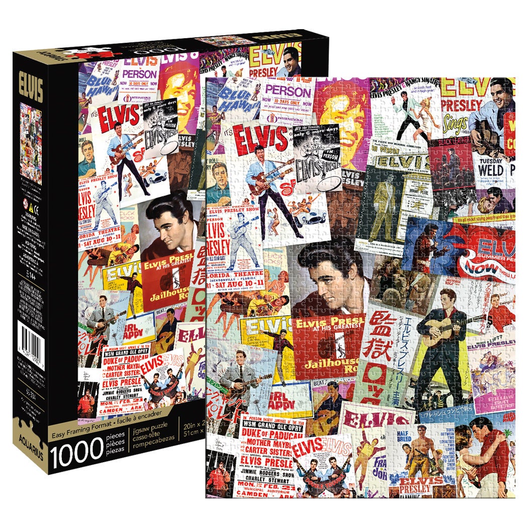 Elvis - Movie Poster Collage 1000pc Puzzle